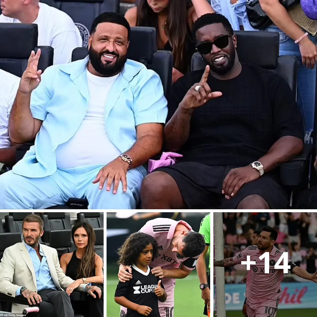 Dj Khaled and Diddy Surprise Appearance Captured at Lionel Messi’s