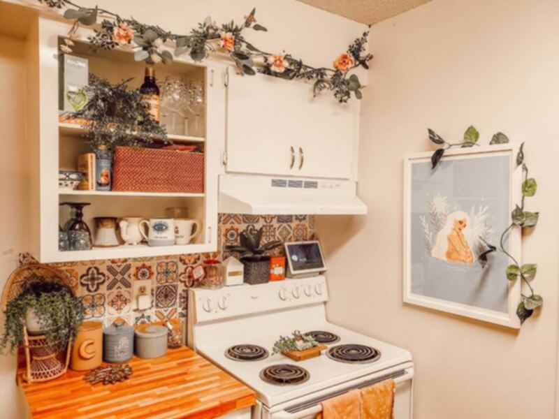 Colorful Boho Chic Kitchen (14)