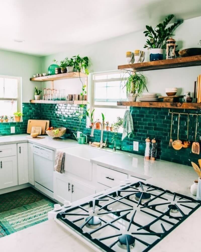 Colorful Boho Chic Kitchen (8)