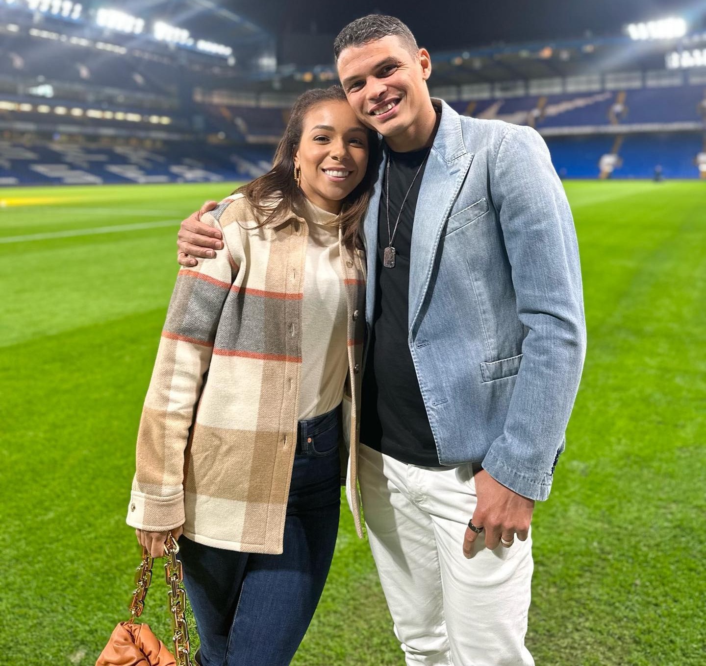 Outspoken Isabelle da Silva and Thiago Silva enjoyed a costly meal out after Chelsea's 4-0 third-round win over Preston