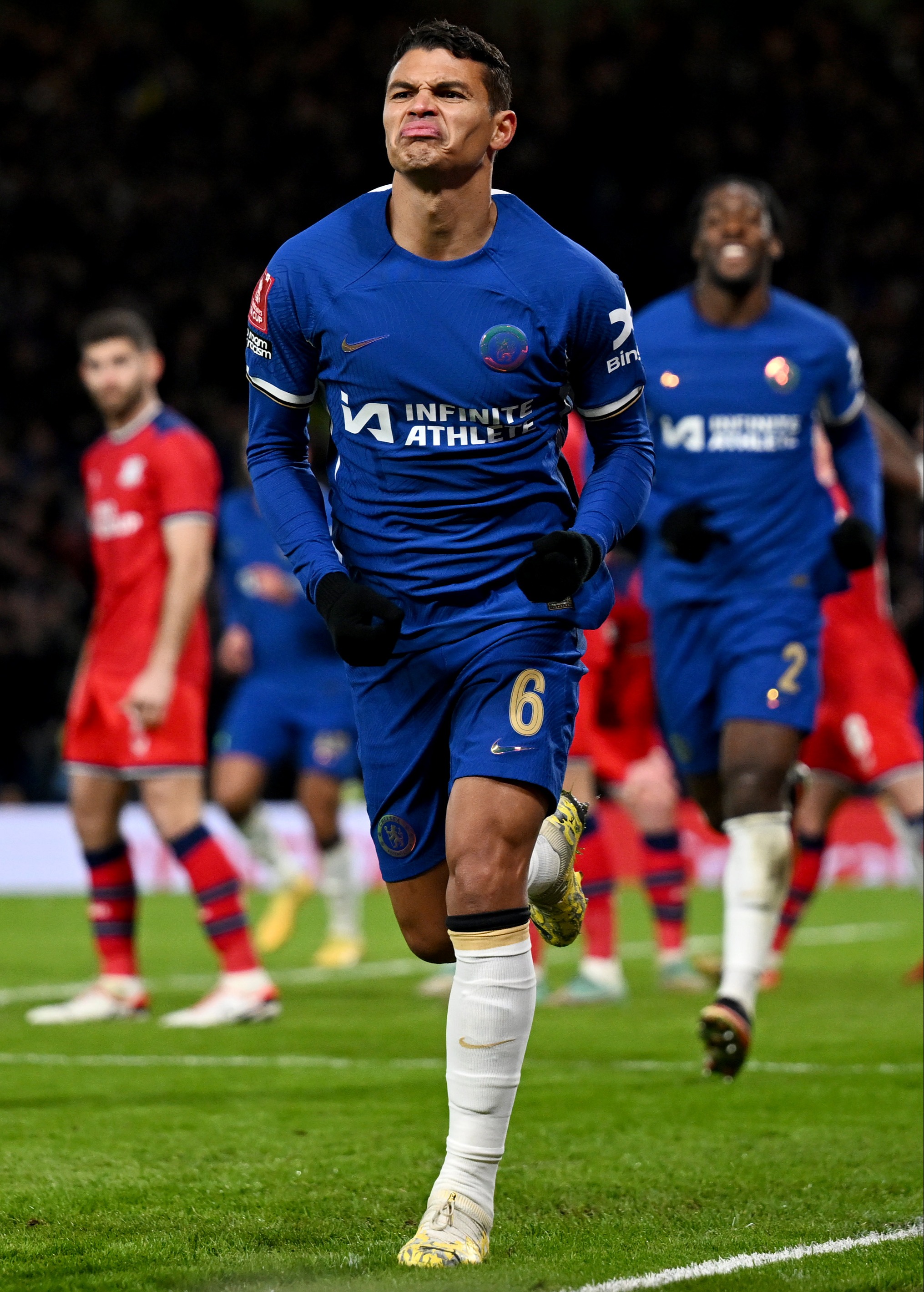 Thiago Silva enjoyed scoring Chelsea's second goal as they ran riot in the FA Cup  after the interval against Championship side Preston