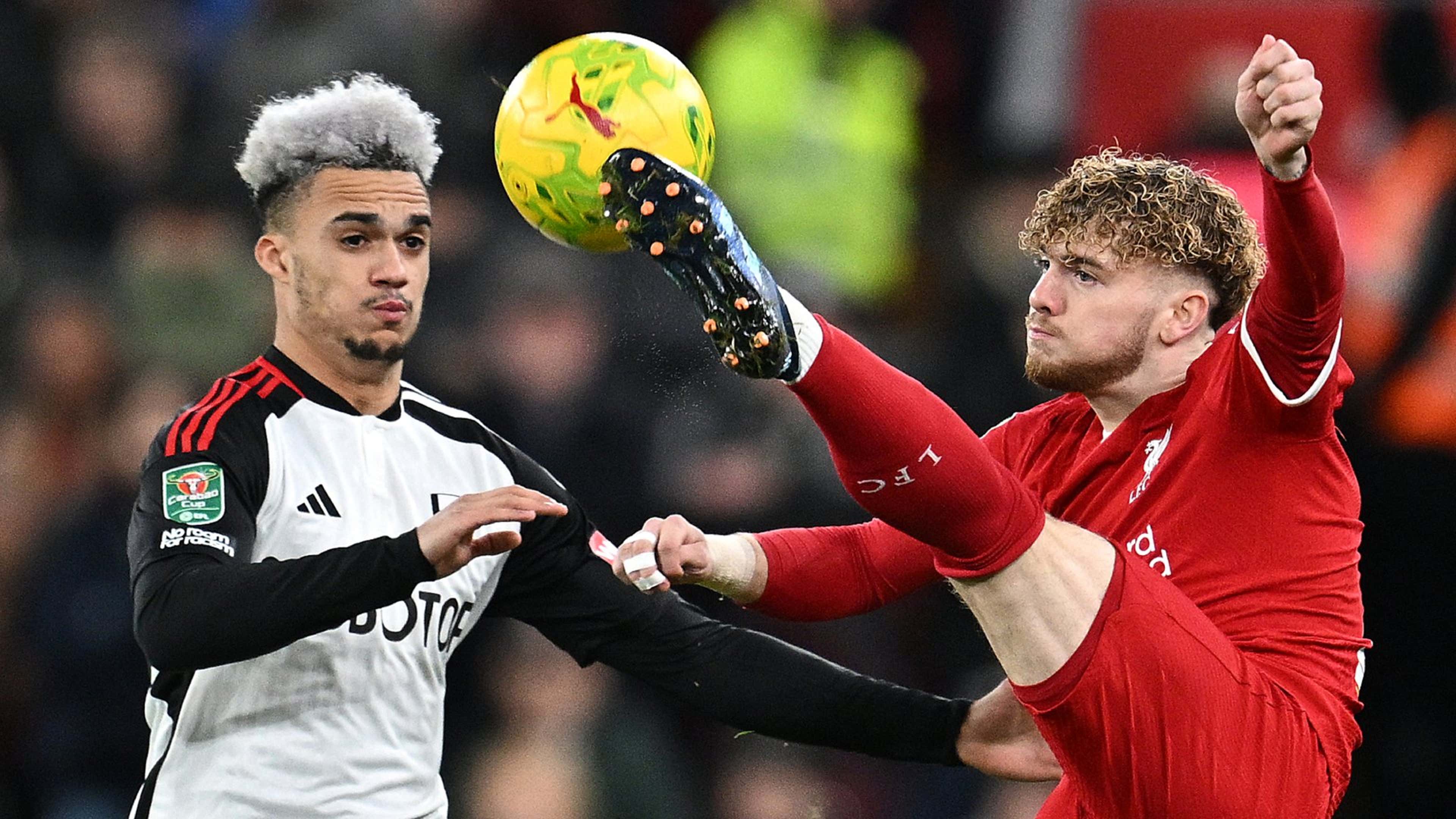 Liverpool ratings vs Fulham: Curtis Jones & Cody Gakpo save Virgil van  Dijk's blushes as Reds leave it late to edge enthralling Carabao Cup  semi-final first leg | Goal.com Uganda