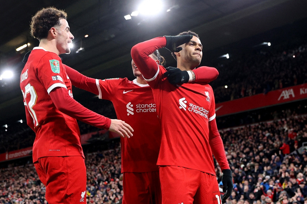 Kết quả bóng đá Liverpool 2-1 Fulham, Bán kết cúp Liên đoàn Anh