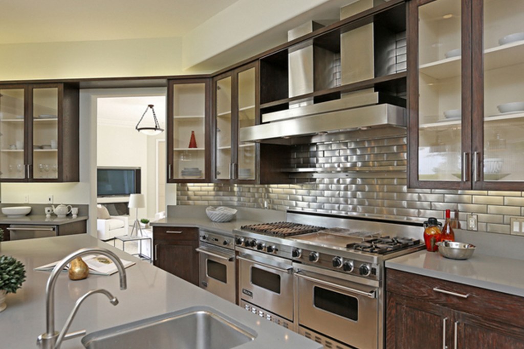 A look at the kitchen inside the mansion.