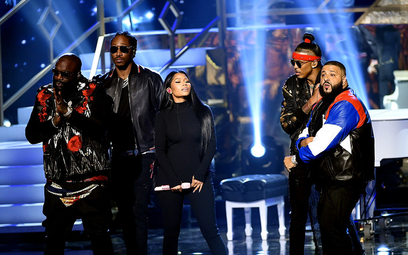 WATCH: DJ Khaled Performs "Do You Mind" at 2016 AMAs With Nicki Minaj, August Alsina, Future and Rick Ross