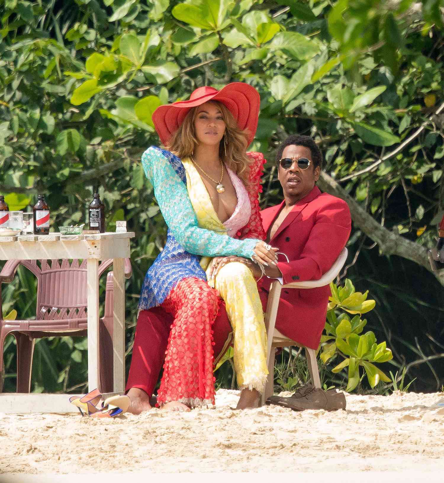 Inside Beyoncé and Jay-Z's Work Trip in Jamaica