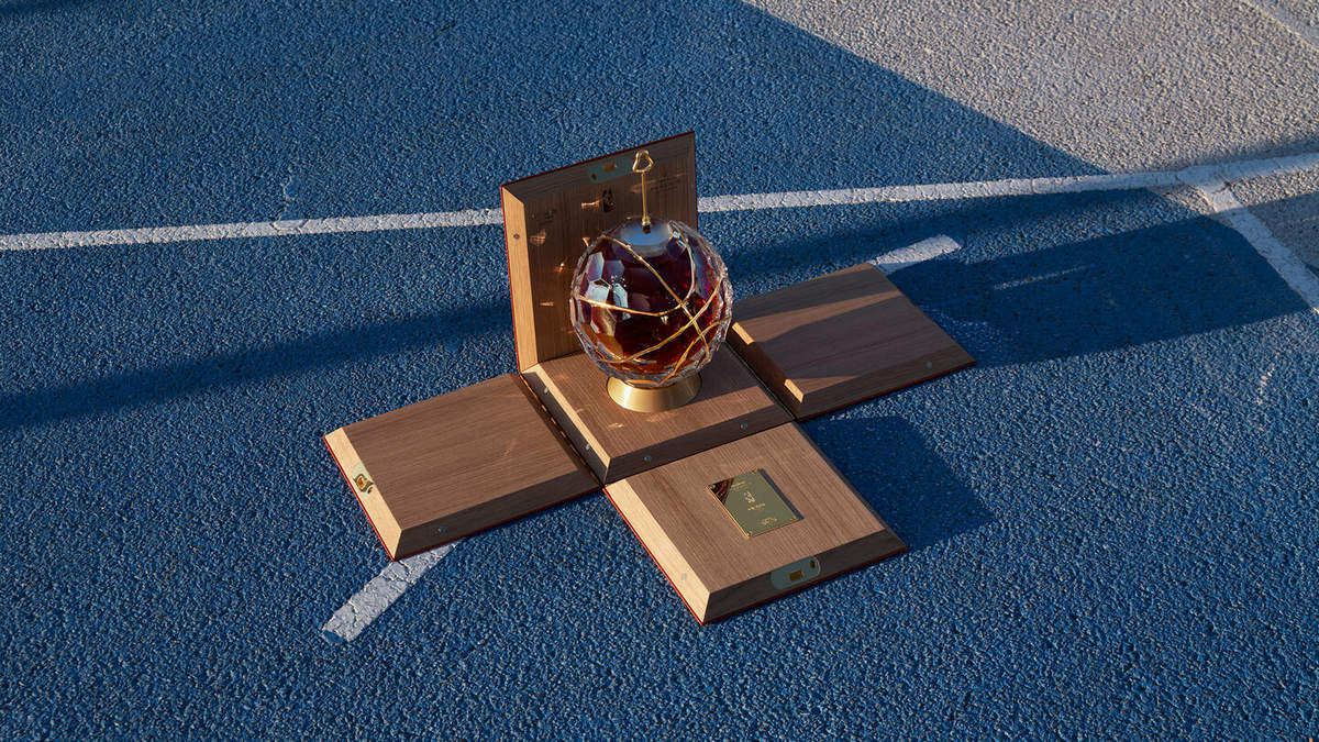 A piece of art in itself - Hennessy has unveiled a Basketball-shaped  decanter in celebration of the NBA's 75th anniversary - Luxurylaunches