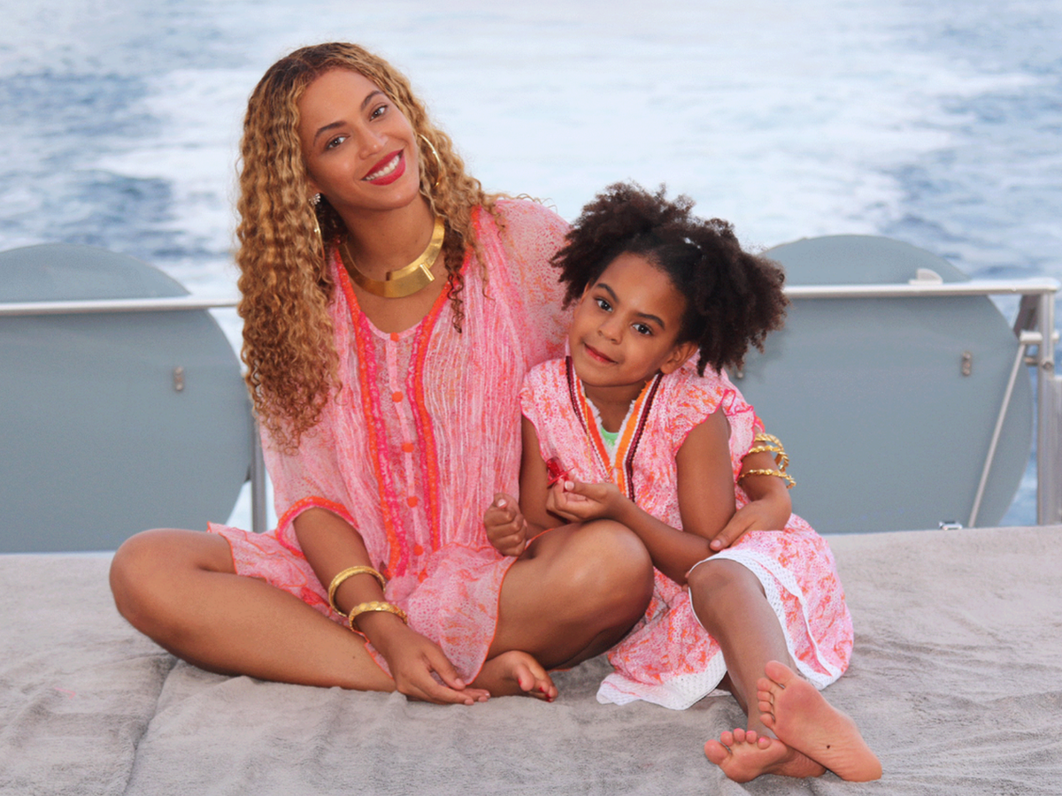 Beyoncé Posts Photo of Blue Ivy Carter and Her Looking Identical at Age 7