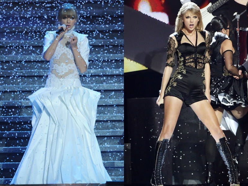 Taylor Swift performs at The BRIT Awards in London, England, on February 20, 2013.