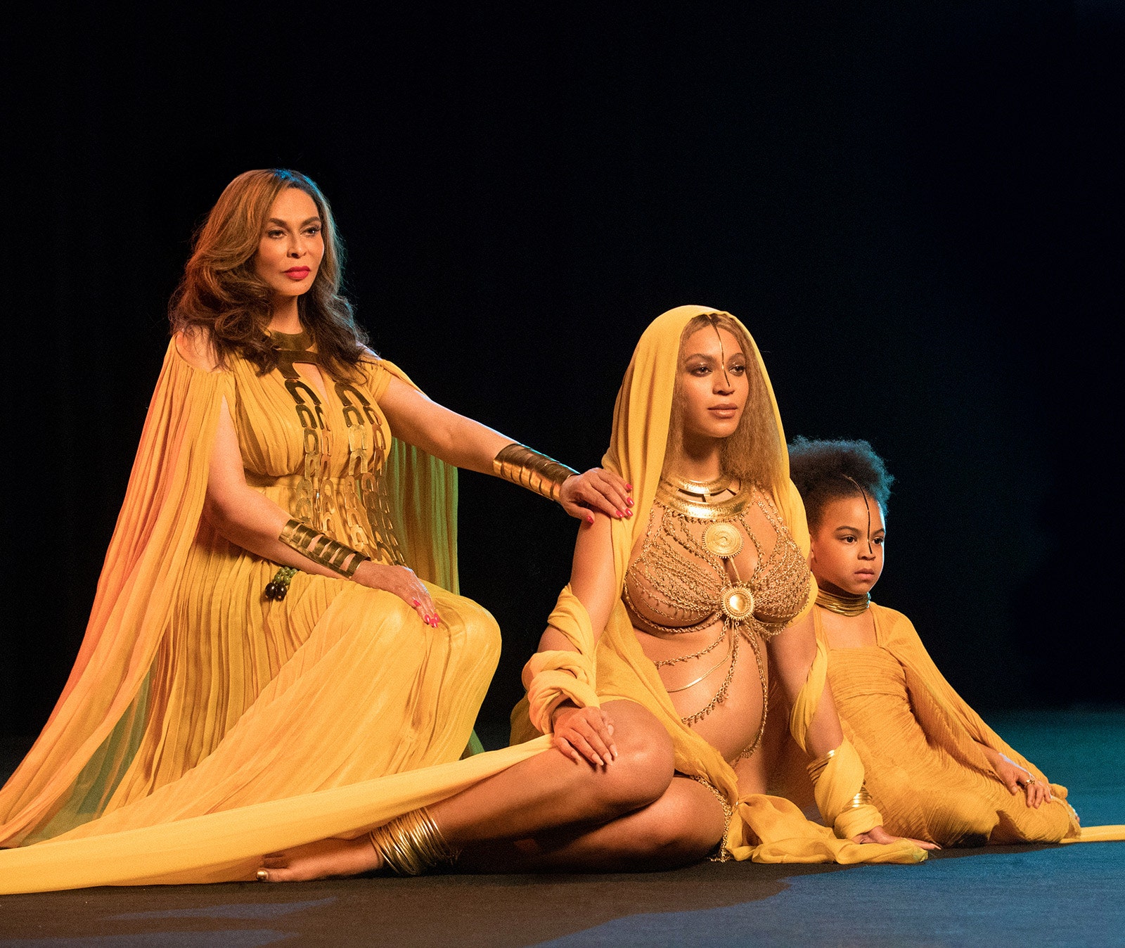 Blue Ivy Joins Beyoncé and Tina Knowles for Grammys 2017 Performance | Vogue