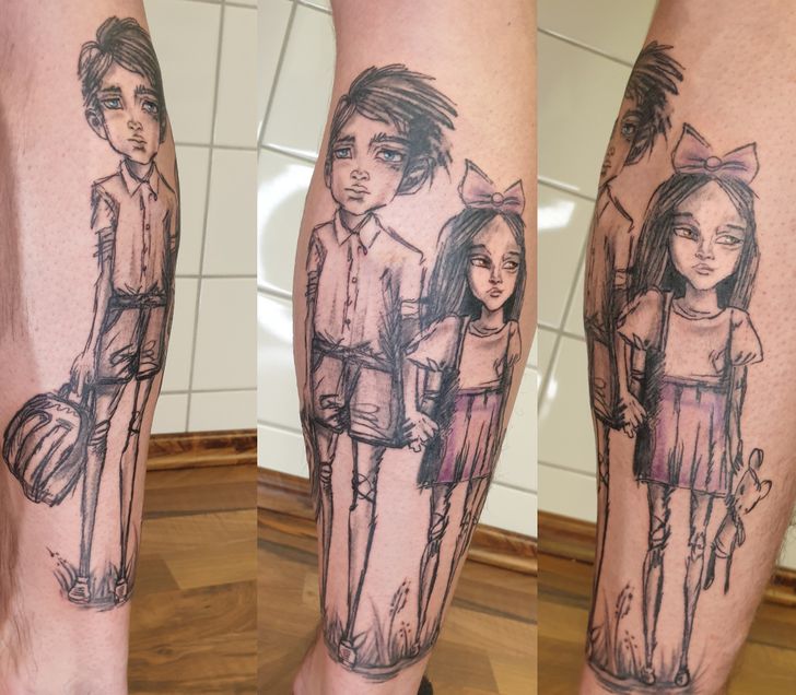 Illustration de l'article : 20 tattoos with a touching story behind them