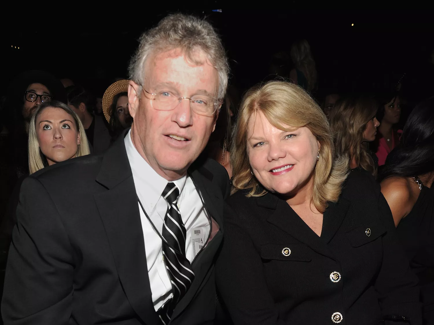 Scott Kingsley Swift and Andrea Finlay attend the 56th GRAMMY Awards at Staples Center on January 26, 2014 in Los Angeles, California