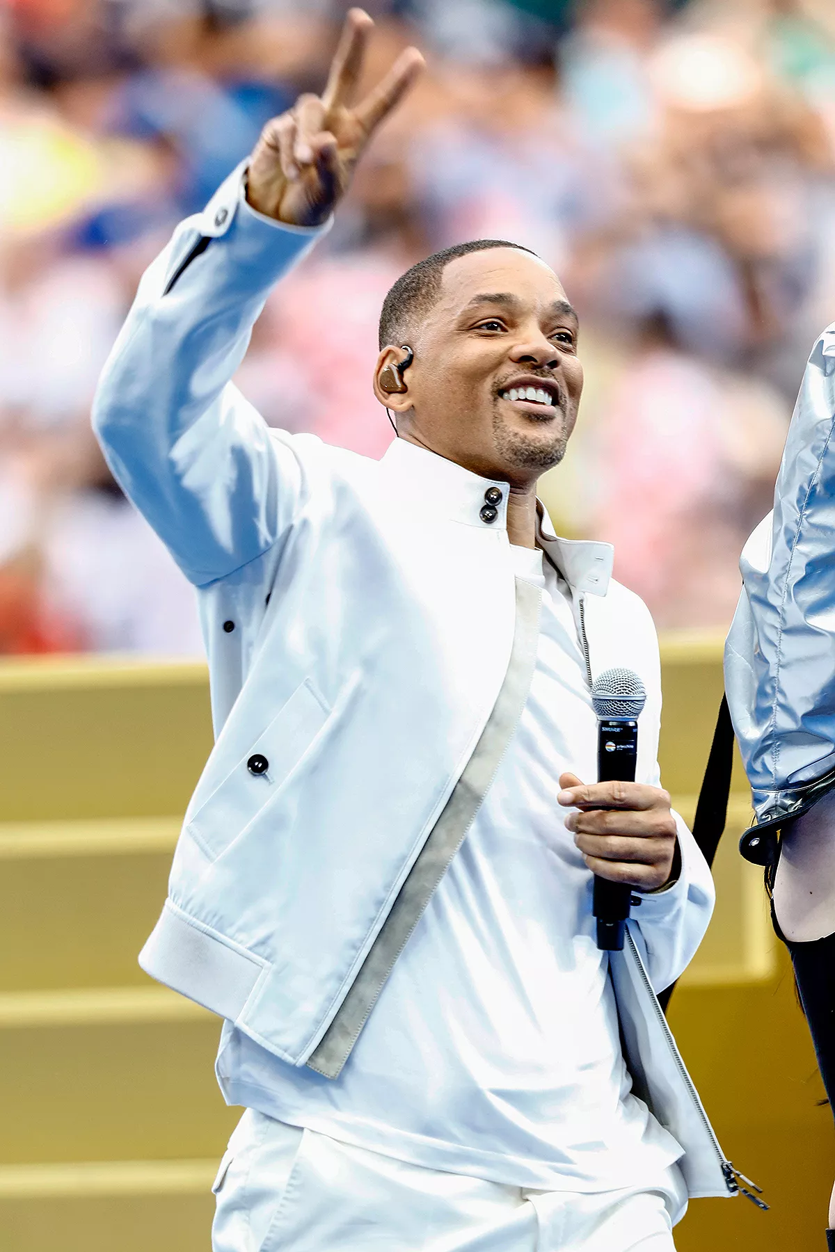 Will Smith during the closing ceremony prior to the 2018 FIFA World Cup Russia