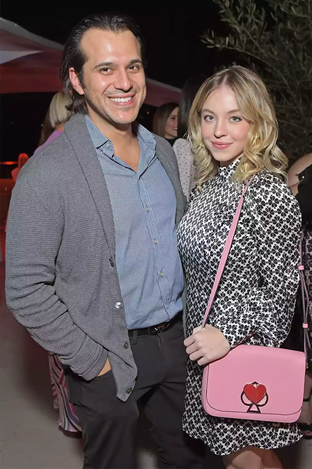 Jonathan Davino (L) and Sydney Sweeney