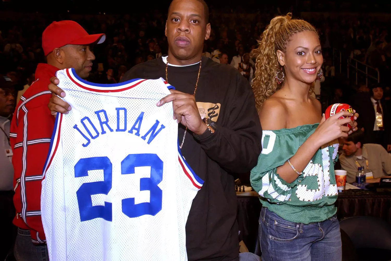 Celebrites at the 2003 NBA All-Star Game