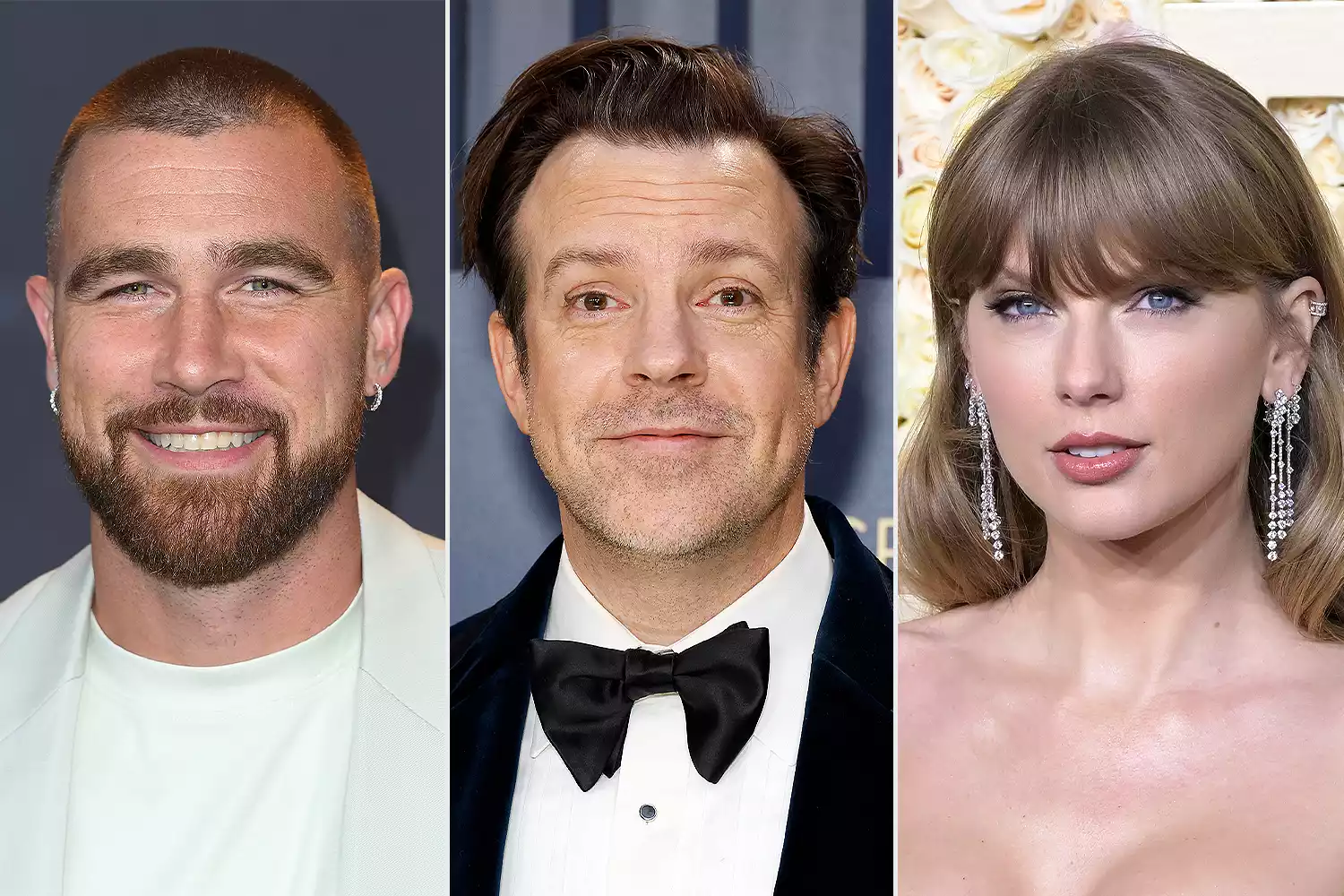 Travis Kelce, Jason Sudeikis, Taylor Swift