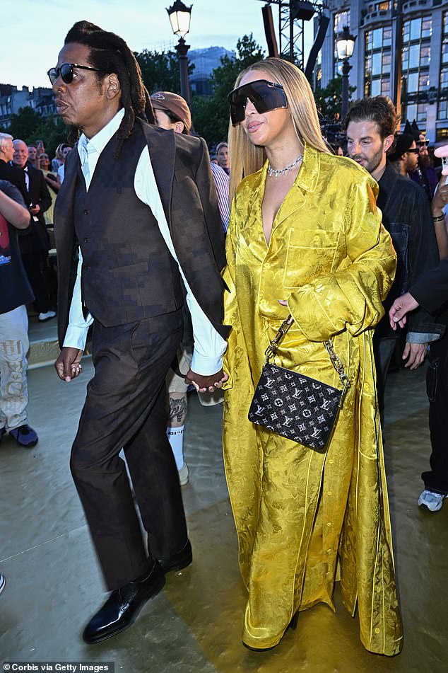 VIP FROW: Pharrell Williams called on his famous friends as he unveiled his first show as creative director of menswear for Louis Vuitton in Paris on Tuesday.