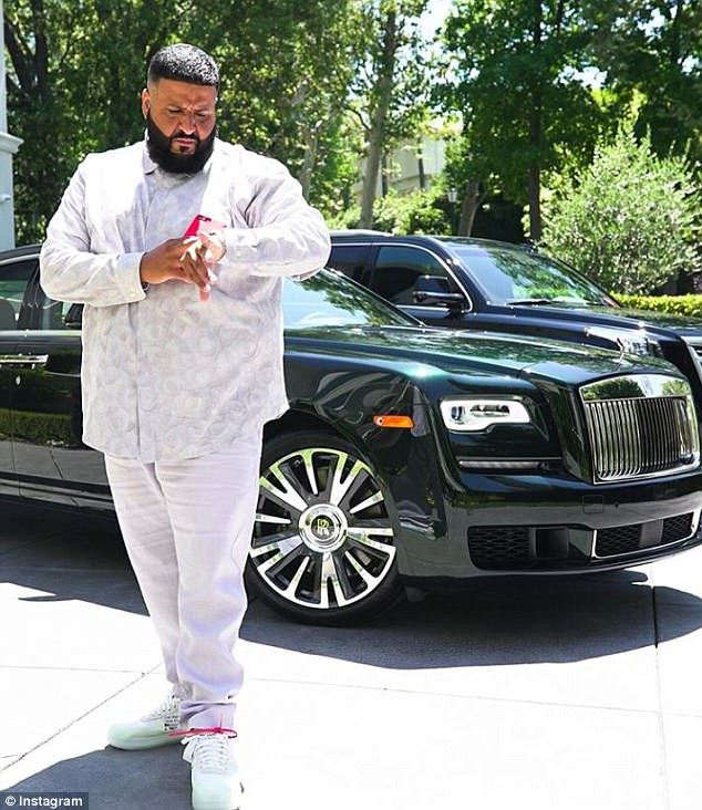 Humbled:  Khaled thanked the BET Awards for his six nominations in an Instagram post