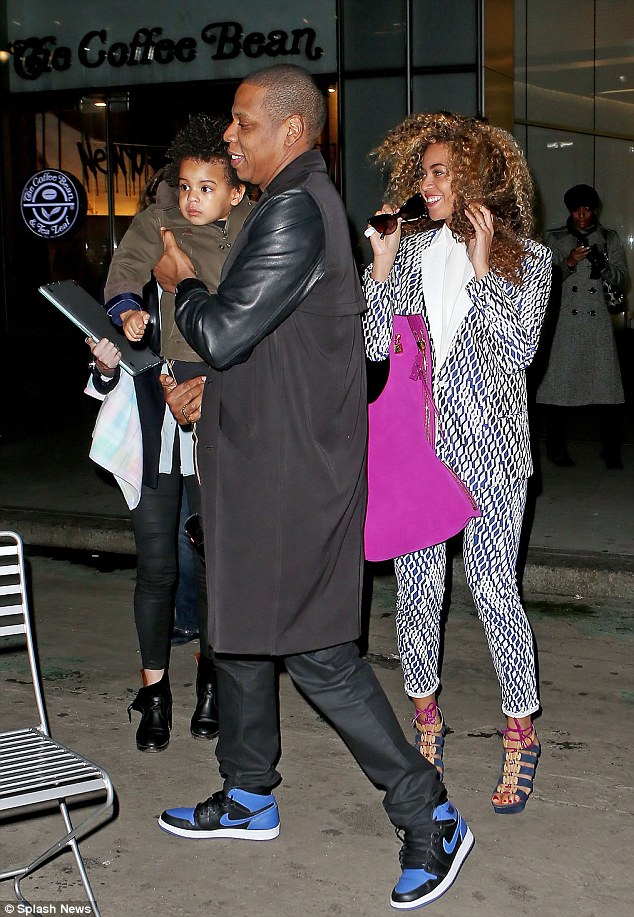 Family ties: The hip-hop power couple even named their two-year-old daughter Blue Ivy, which sounds a lot like I.V.