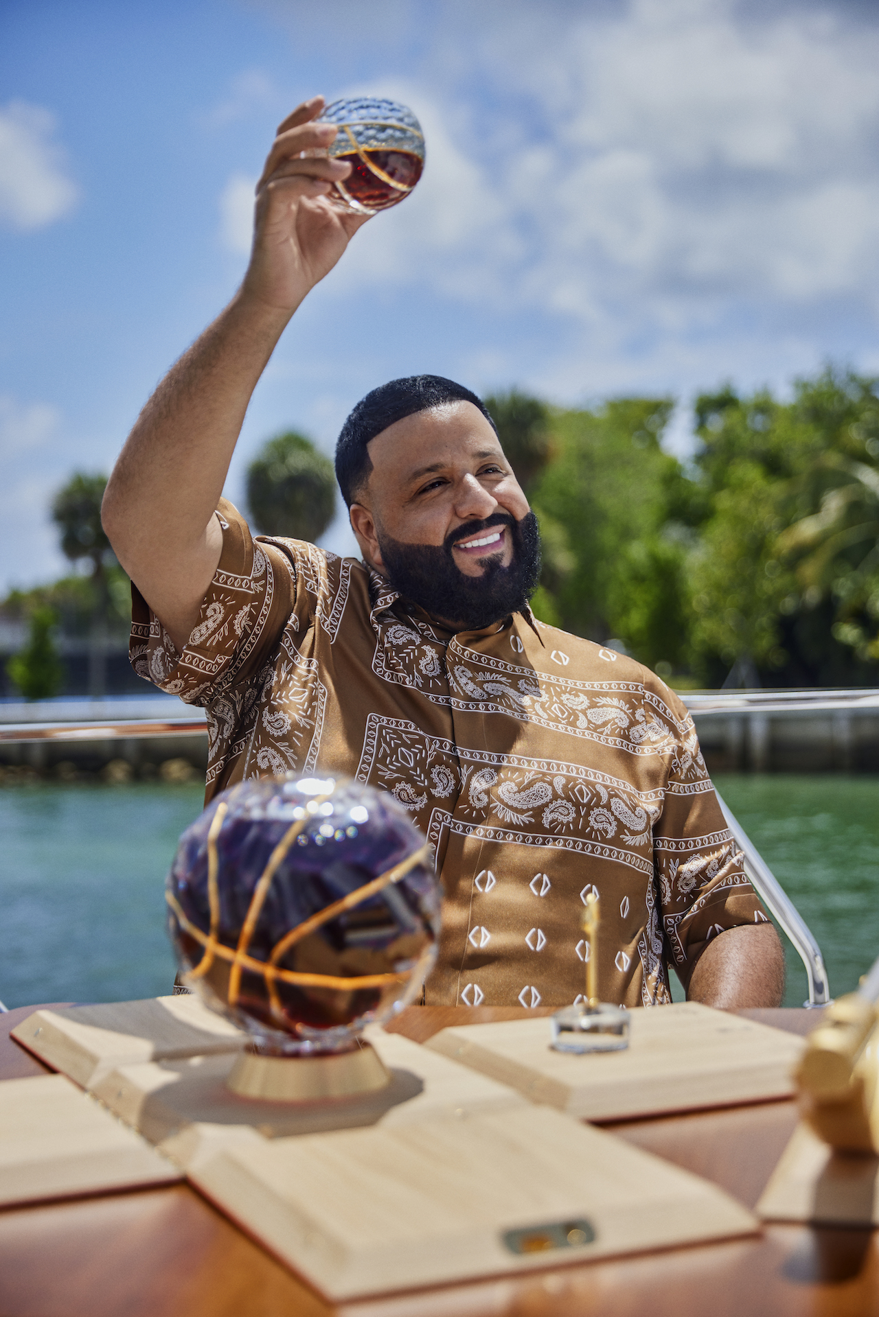 DJ Khaled Sips Hennessy Out of a Custom Louis Vuitton Carafe