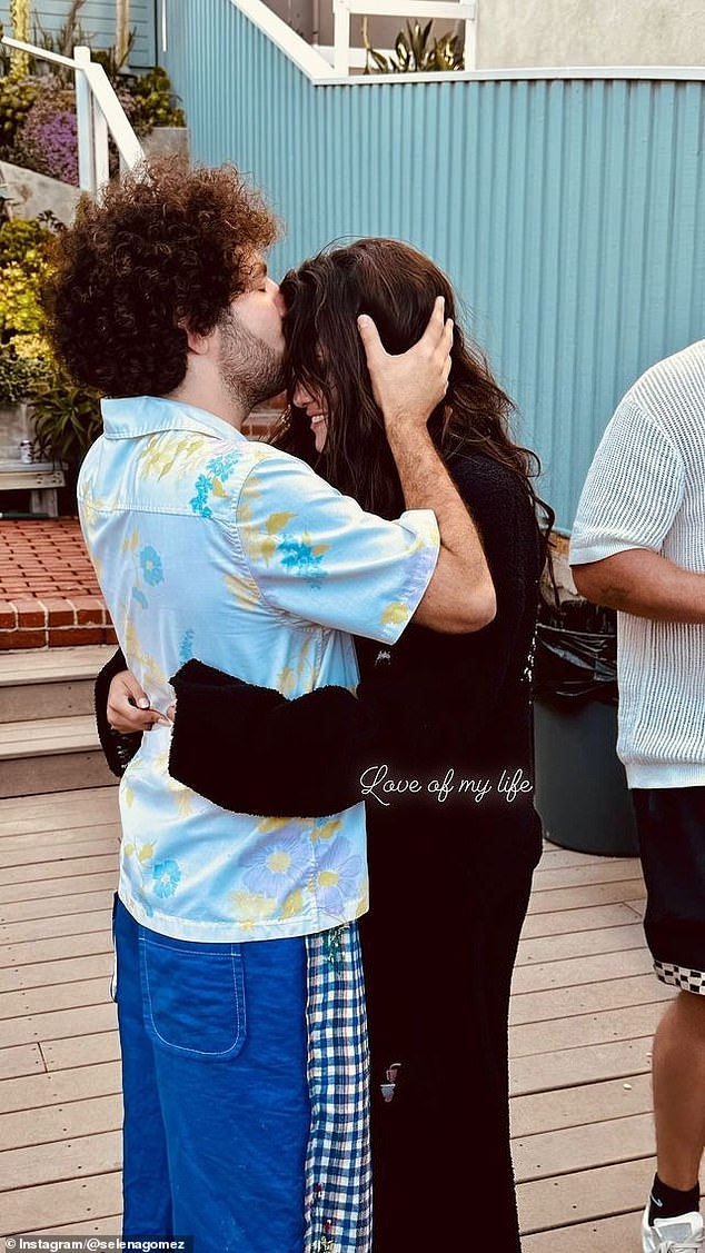 Selena Gomez gave her boyfriend Benny Blanco a special shout-out on her 32nd birthday.