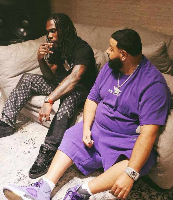 Burna Boy and DJ Khaled 