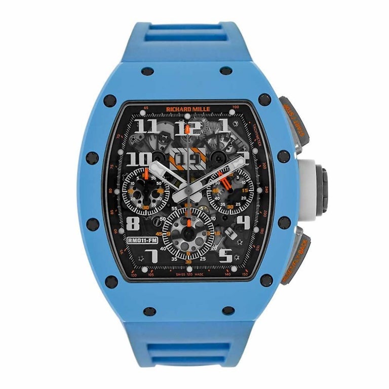 RM 11 Last Edition Baby Blue Felipe Massa Ceramic Chrono