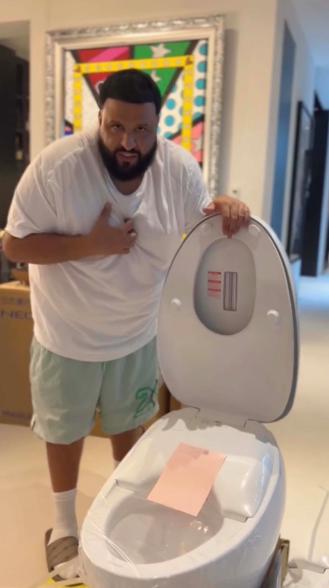 Drake gifts DJ Khaled luxury toilets for his 47th birthday