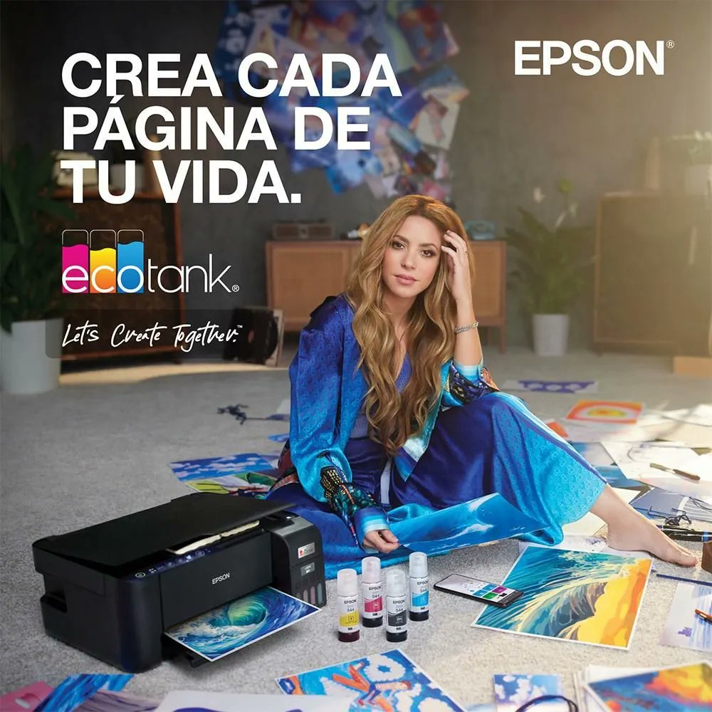 ♡ Shakira Fan Page ♡ — New promotional photo of Shakira for Epson.