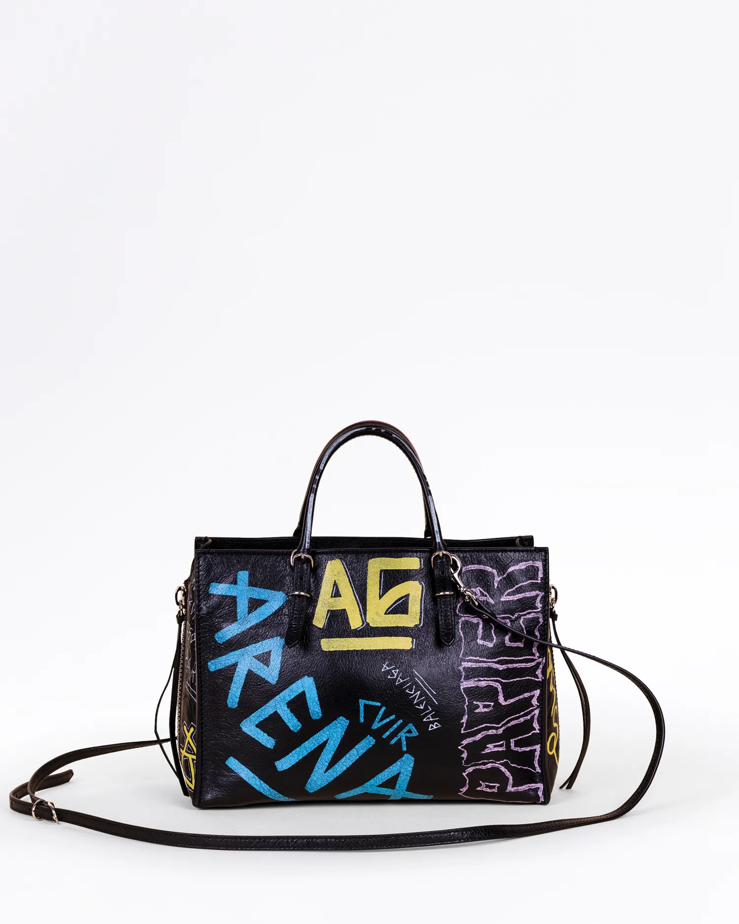 Balenciaga Papier A6 Graffiti Bag | Vivrelle