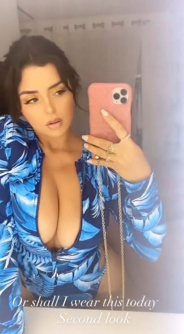 Demi Rose exposes boobs and booty as she slips into plunging G-string leotard - Daily Star