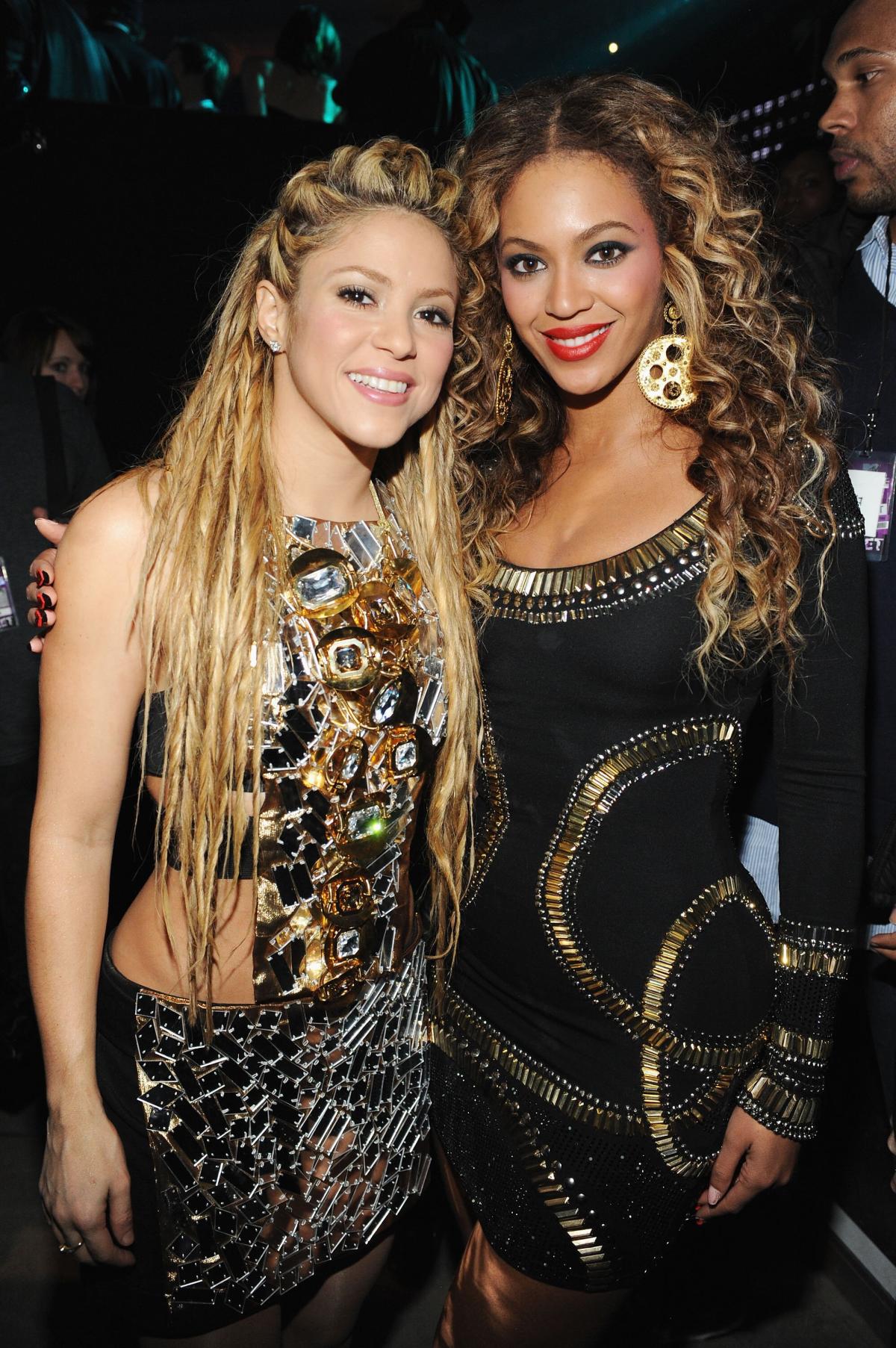 Beyoncé and Shakira Had a "Beautiful Liar" Reunion