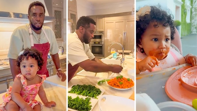 Diddy Combs Shared An Adorable Video Of His Daughter Cooking With Love