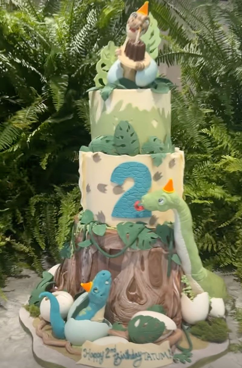 Khloé Kardashian Shares Look at Son Tatum's Dinosaur-Themed Birthday Party